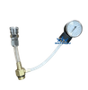 Liferaft buoyancy tube pressure test kit
