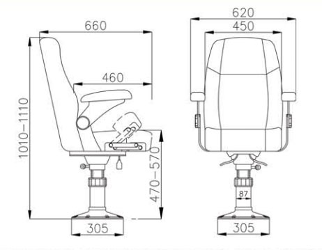 Marine Driving Chair TX118305-FU