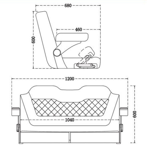 Marine Driving Chair TX201-FU
