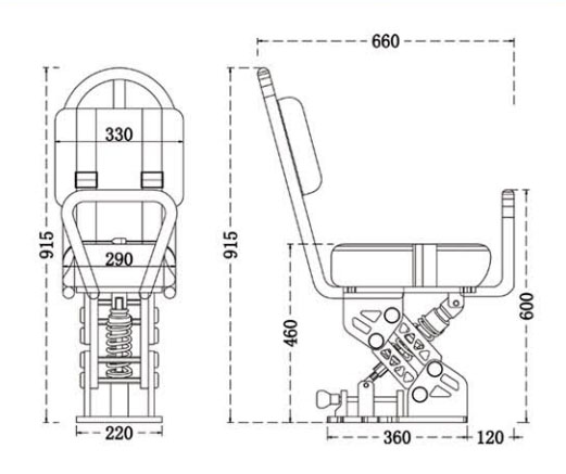 Marine Driving Chair TX301360