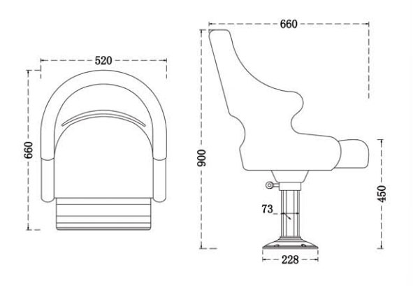 Marine Driving Chair TX111228
