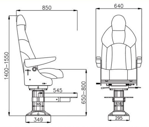 Marine Driving Chair TX103165A