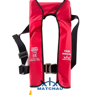 Manual Inflatable 150N Single Air Chamber Life Jacket