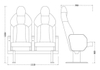 Marine Passenger Chair TX402490-C