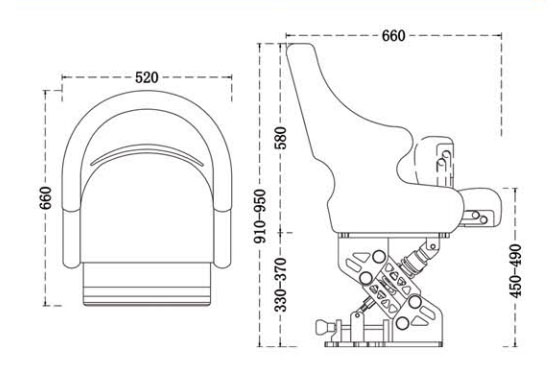 Marine Driving Chair TX111360-FU