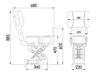 Suspension Saddle Chair TX302360
