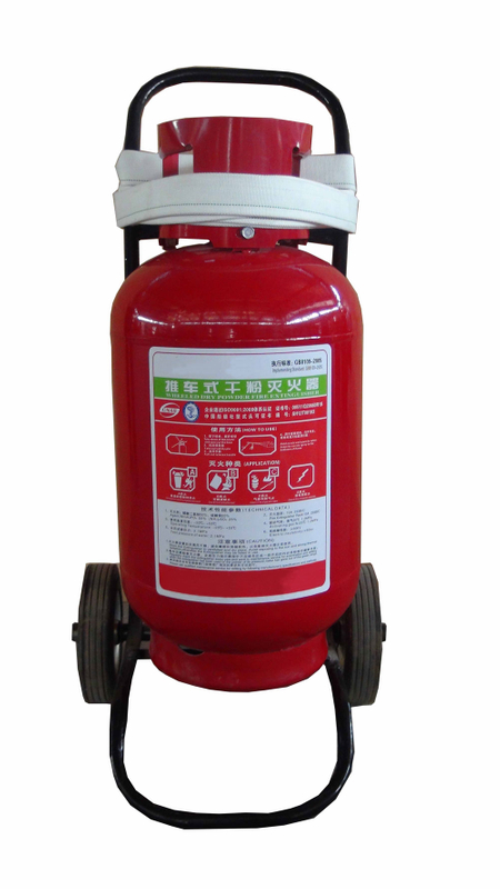 Mobile Fire Extinguisher Dry Powder with External Propellant Gas 