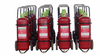 Mobile Fire Extinguisher Dry Powder with External Propellant Gas 